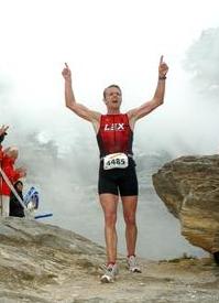 Torsten Schneider Jungfrau Marathin 2008 kurz vorm Finish